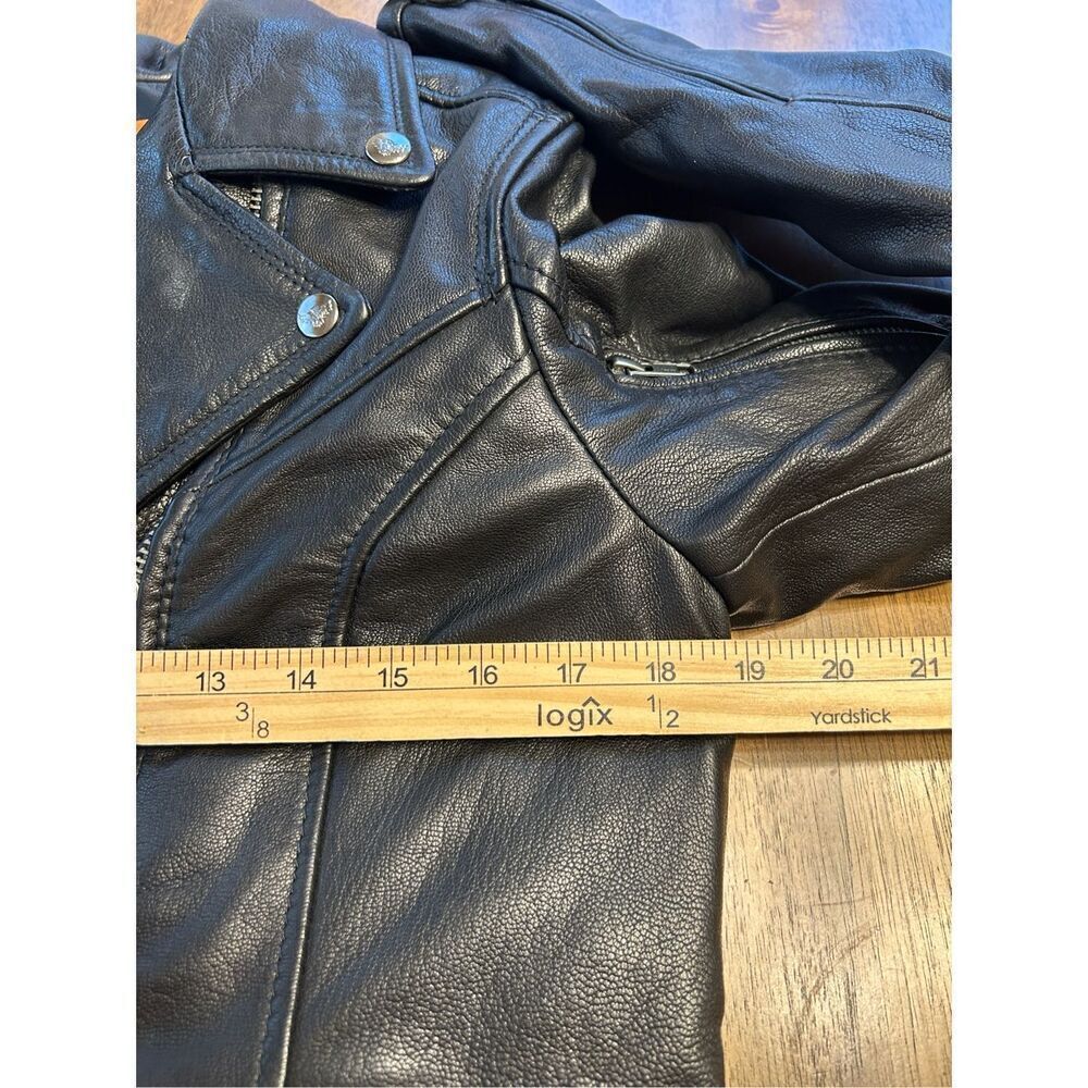 Milwaukee Leather Motorcycle Jacket Zip-Out Liner Women’s Small Black Vented - Picture 12 of 16